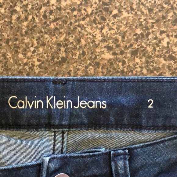 Calvin Klein Blue Jeans Slim Boyfriend Size 2 - Picture 4 of 6